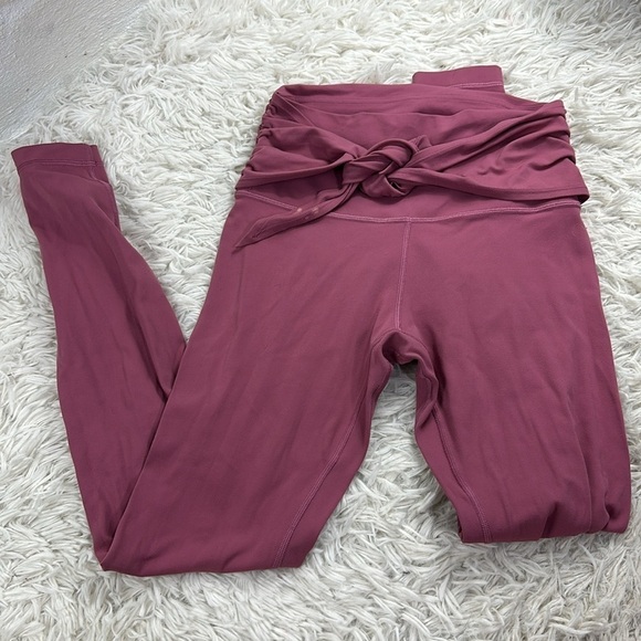 Lululemon Align Pant 28" *Wrap Waist Moss Rose - Picture 1 of 5